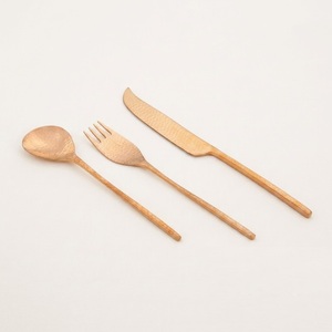 Luxury Piece Gold Stainless Steel <b>Flatware</b> Set with Handle Premium Handcrafted Silverware For Weddings Hotels And Restaurant - Product Image 3