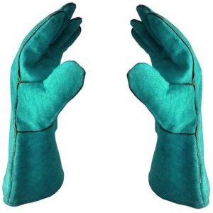 Guantes de Soldadura Impermeables de Cuero Vacuno de Primera Calidad CAPTAIN INDUSTRY CI-WG-107, Protección Completa para los Dedos, Resistentes al Calor, para Adultos - Product Image 6