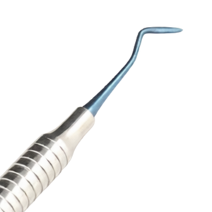 Cuchilla para cera Hollenback con revestimiento de titanio # 2 Instrumentos Dentales de Doble Punta de Acero Inoxidable para Modelar y Tallar Cera - Product Image 4