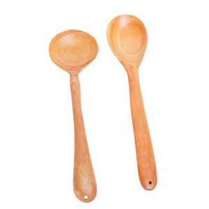 Espátula de Madera de Neem Natural de Lujo – Espátula de Cocina Duradera con Mango Largo para Mezclar, Remover y Voltear - Product Image 6