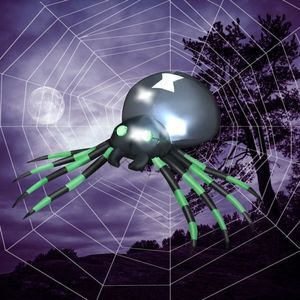 6 Feet <b>Halloween</b> <b>Inflatable</b> Spider Outdoor Holiday Yard Decorations Blow-Up Product - Product Image 5