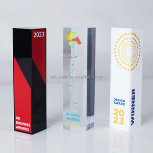 Custom Acrylic Award <b>Trophy</b> - Factory Direct Nautical Theme Sports Award | Blank Plastic Craft for Business Gifts - Product Image 2