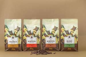 Marca Privada. 100% Arábica. Granos de Café Tostados Enteros de Vietnam, la Mejor Calidad. OEM/ODM. Envasado en bolsa. - Product Image 5