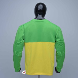 เสื้อสเวตเชิ้ตคอกลมผู้ชาย สีเขียวเหลือง ตัดต่อสี ทรงปกติ สวมใส่สบาย แขนยาว ผ้าถัก สตรีทแวร์ คุณภาพดี - Product Image 2