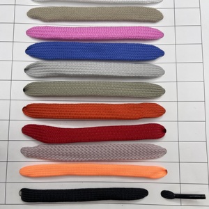 Cordones Planos Ecológicos de Poliéster Trenzado de 10 mm, Color Personalizado para Prendas de Vestir, Sudaderas con Capucha, Venta al Por Mayor de Fábrica - Product Image 4