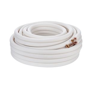 Set di tubi da 50FT per sistemi HVAC, tubi in rame da 1/4'' e 3/8'' D.E. con isolamento a triplo strato per mini split - Product Image 5