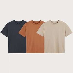 Venta al por mayor de alta calidad gimnasio desgaste Casual 100% algodón camisetas - Product Image 1