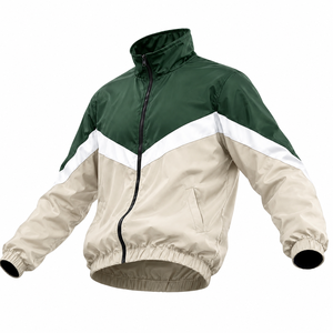 <b>Men</b> Hooded Lightweight Windbreaker <b>Jacket</b> Soft Comfortable Casual Outdoor Zip Front Waterproof Breathable Quick Dry Regular Fit - Product Image 3