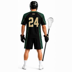 Conjunto Deportivo para Equipos, Uniforme de Lacrosse Cómodo y Transpirable, Pantalones Cortos, Logotipo Personalizable, Uniforme de Lacrosse de Alta Calidad - Product Image 6