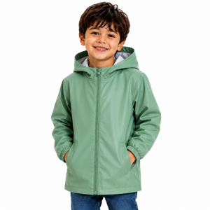 Imperméable d'été à capuche personnalisé, coupe-vent et respirant pour enfants |   Veste de pluie légère en EVA 10 000 mm |   Randonnée en plein air - Product Image 6