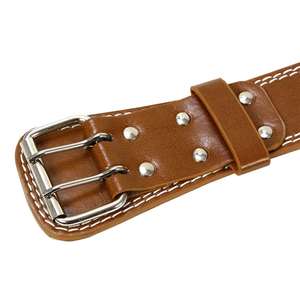 Proveedor de Fábrica OEM, Cinturón de Levantamiento de Pesas de Cuero Personalizado, Cinturón de Gimnasio Ajustable de Alta Resistencia, Cinturón de Soporte Lumbar para Levantamiento de Pesas - Product Image 3