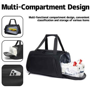 Mochila Deportiva y de Viaje con Compartimentos para Hombre y Mujer, Bolsa Deportiva Informal con Diseño Personalizado - Product Image 3