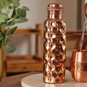 <b>Copper</b> <b>Bottle</b> Detox Water Antibacterial Ayurveda Benefits Wellness Direct <b>Drinking</b> 24-36hr Thermal Insulation Children - Product Image 1