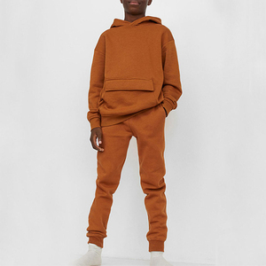 Conjunto Deportivo para Niños al por Mayor, Sudadera con Capucha de Manga Larga y Pantalones para Niños y Niñas, Ropa Deportiva Informal de Algodón para Niños - Product Image 1