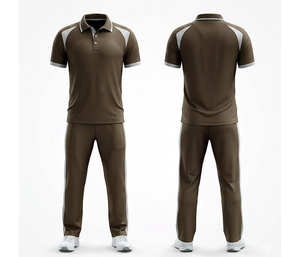 Customized <b>Cricket</b> Sportswear Uniform with Modern Design| Men Women Youth <b>Cricket</b> Wears Polo Shirt and Trouser Full Team - Product Image 4