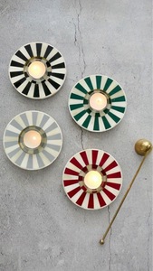 Floral Mop Inlay Bone Tea Light Holder Handmade Eco-Friendly Round Table <b>Pad</b> for Home <b>Bar</b> Hotel ILAHI's - Product Image 2