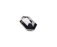 OM GEMS Diamante Hexagonal Suelto Cultivado en Laboratorio en India, Grado PK1-2, Corte Geométrico Único, Certificado por Terceros, Perforado con Láser IDI