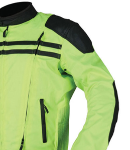 Premium <b>Motorcycle</b> Riding <b>Jacket</b> Heavy Duty Cordura Textile Construction with Protective Armor Ready Design - Product Image 4