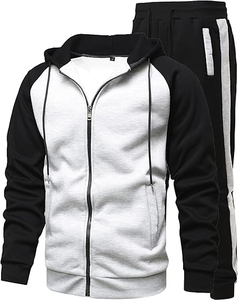 Conjunto Deportivo para Hombre, Estilo Urbano, Ligero, para Correr, Gimnasio, Entrenamiento y Uso Diario, Sudadera con Capucha - Product Image 3