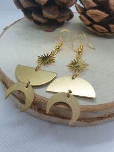 Boucles d'oreilles manchette multi-bohèmes, designs variés, fournisseur indien, bijoux en laiton, boucles d'oreilles manchette en laiton de qualité - Product Image 6