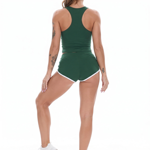 Women Booty Shorts Casual 100% Polyester Stretch Sports Gym Shorts Comfortable <b>Lightweight</b> Yoga Fitness Activewear Short Ladies - Product Image 2