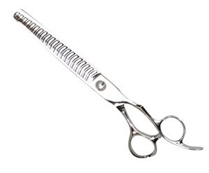 KKZ Ciseaux de toilettage pour animaux de compagnie en acier inoxydable Pro Ciseaux de coupe de cheveux Ciseaux à effiler incurvés pour chats chiens utilisant la maison Salon pour animaux de compagnie OEM - Product Image 2