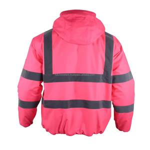 Ropa de trabajo para hombre, chaqueta de manga larga personalizada con capucha, chaquetas de invierno para trabajo, chaqueta de trabajo transpirable impermeable de la mejor calidad - Product Image 3