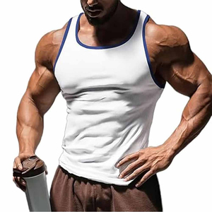 Débardeur de sport pour homme, débardeur de musculation, vêtement de fitness, prix usine, logo personnalisé, gilet de course à prix abordable, débardeurs pour homme - Product Image 1