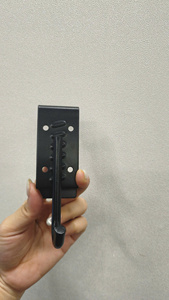 Wall Mounted Large Single <b>Hook</b> For Home Organization Metal Garage <b>Tool</b> Storage Wall Mount Capacity 20kg Loading Black GAPGAR012 - Product Image 6