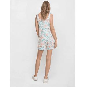 Ensemble en coton floral de qualité supérieure pour femme, imprimé pastel, tenue d'été élégante avec haut et bas assortis, disponible à la vente - Product Image 1