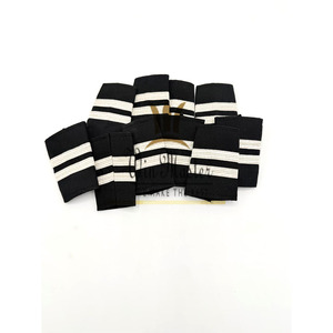 Épaulettes personnalisées brodées en tissu nylon pour pantalons de travail, badges pour épaules de capitaines et équipages de marin - Product Image 1
