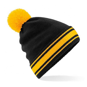 Gorro con pompón térmico a prueba de viento, forrado de lana suave, con puño elástico plegable, ajuste cómodo - Product Image 2
