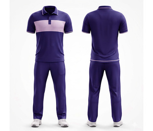 Professional Team <b>Cricket</b> Uniform Manufacturer | Men Women Youth <b>Cricket</b> Wears Polo Shirt and Trouser Full Team - Product Image 2