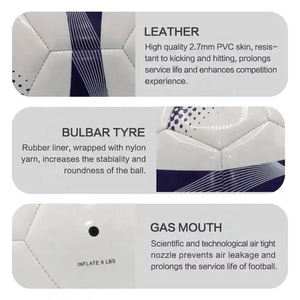 <b>Machine</b> Stitched Laminated Eco-Friendly Lightweight Indoor/Outdoor Soccer Ball for Training and Promotion - Product Image 5