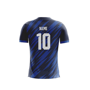Maillot de football respirant à manches courtes, personnalisé, 100 % polyester, à séchage rapide, en vente - Product Image 5