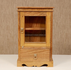 หน่วยจัดเก็บติดผนังแบบเรียบง่ายแบบไร้กาลเวลาชั้นวางของติดผนังทำจากไม้หรูหราสำหรับพื้นที่นั่งเล่นแสนสบายดีไซน์ไม่เหมือนใครจากอินเดีย - Product Image 3