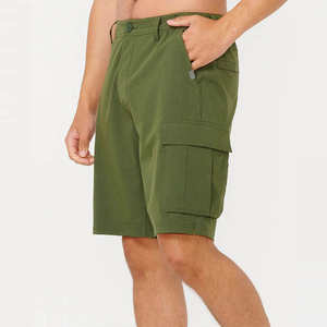 Pantalones Cortos Cargo de Verano para Hombre, 100% Algodón, Color Sólido, Elásticos, Personalizables, Estilo Urbano, Transpirables y de Secado Rápido, Nueva Llegada 2026 - Product Image 3