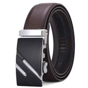 Cinturón de Cuero Vacuno Vintage para Hombre, Hebilla con Logo Personalizado, Directo de Fábrica, Ecológico, Estilo Lujoso, Sólido y Transpirable - Product Image 3