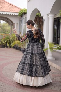 Lehenga Choli Especial para Navratri, Chaniya Choli para Mujer, Ropa Tradicional India, Lehenga Choli Nupcial de Algodón Puro - Product Image 2