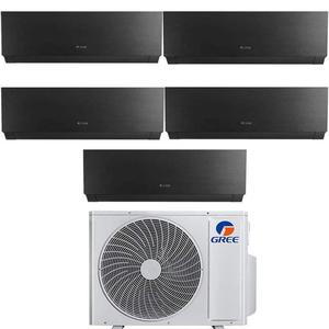 Aire Acondicionado Solar Negro con Wifi, Inverter, Penta Split, 9000+12000+12000+12000, Clase R-410A, GWHD(42)NK6OO - Product Image 1
