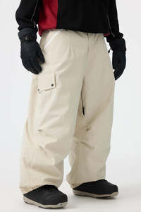 Pantalon de ski et de snowboard pour homme, de qualité supérieure, coupe ample, imperméable, coupe-vent, respirant, en tissu rip-stop Tex 10 000 mm, taille plus, hiver - Product Image 3