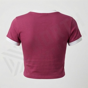 Camiseta Corta para Mujer, Diseño Atractivo, Estilo Moderno, Ropa Deportiva, Ropa de Gimnasio - Product Image 2