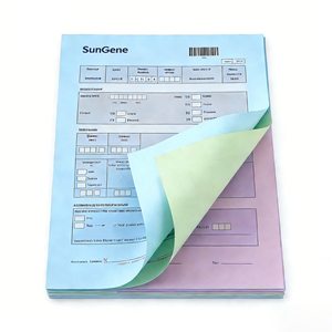 Libreta de Facturas de Papel Autocopiativo Impresa Personalizada con Acabado Superficial de Estampado en Caliente, Marca SunGene, MOQ 100PCS, OEM Disponible - Product Image 1