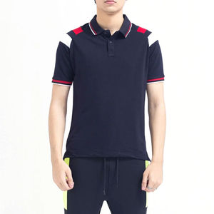 เสื้อโปโลชายคุณภาพสูง ออกแบบโลโก้ตามสั่ง แขนสั้น ดีไซน์ใหม่ล่าสุด สีพื้น ขายในราคาถูก - Product Image 6