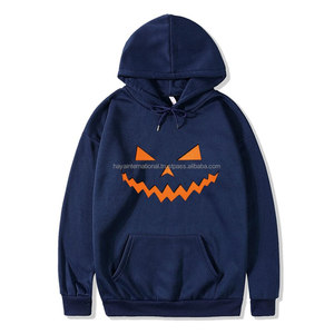 EE. UU. Tamaño 100% Algodón Fleece Pullover Hoodie Cool Hip Hop Style para Hombres Mujeres Serigrafía Venta al por mayor para el verano Halloween - Product Image 6