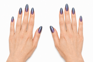 Uñas acrílicas Almendra Perla Lila Baya Púrpura Suave Femenino Moderno Chic Minimal Elegante Cálido Estética de temporada Misty - Product Image 4