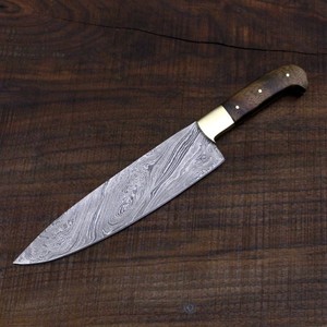 Premium Damascus Steel Chef <b>Knife</b> VG10 Core Kitchen <b>Knife</b> Razor <b>Sharp</b> Cooking <b>Knife</b> with Wooden Handle Custom Logo OEM - Product Image 1