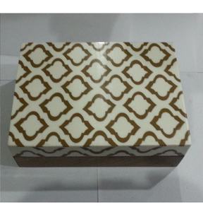 Handicraft Resin Inlay <b>Keepsake</b> Storage <b>Box</b> Top Selling Women's Jewelry Storage Decorative <b>Box</b> at Low Price - Product Image 1