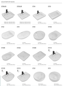 <strong>Modern</strong> Ceramic Lavabo Waschbecken Glazed Art Countertop Bathroom Design Sink - Product Image 5