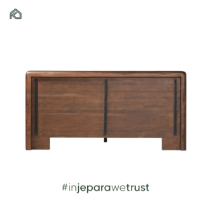 Lit en bois moderne de qualité professionnelle en acajou et cadre de lit king size pour mobilier de chambre d'hôtel de villégiature - Upin - Product Image 5